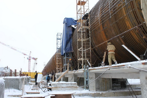 Общая готовность строительных объектов Загорской ГАЭС-2 достигла 50%